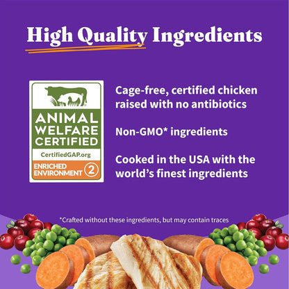 Nutrient breakdown label on Halo 48 Ounce bag
