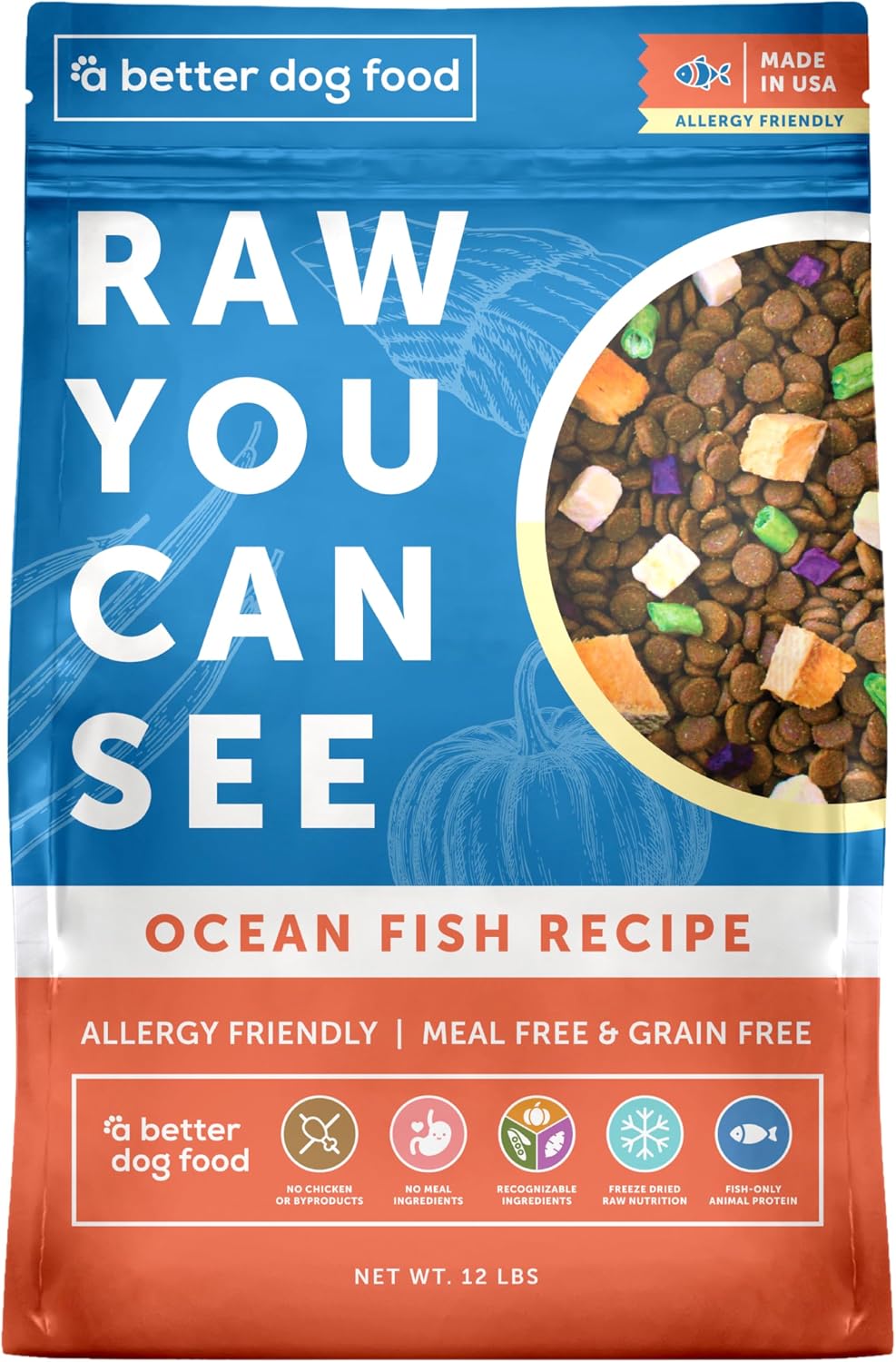 A Better Treat | Allergy Friendly Lamb Dry Dog Food | Raw You Can See | No Chicken, Lamb Only Animal Protein, No Meal Ingredients, Grain Free | Stomach Soothing Kibble + Freeze Dried Raw Dog Food - Image 10