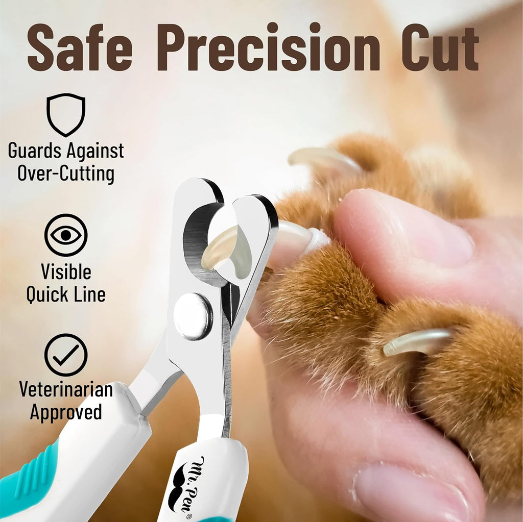 Mr. Pen pet claw trimmer ergonomic non slip handle close up