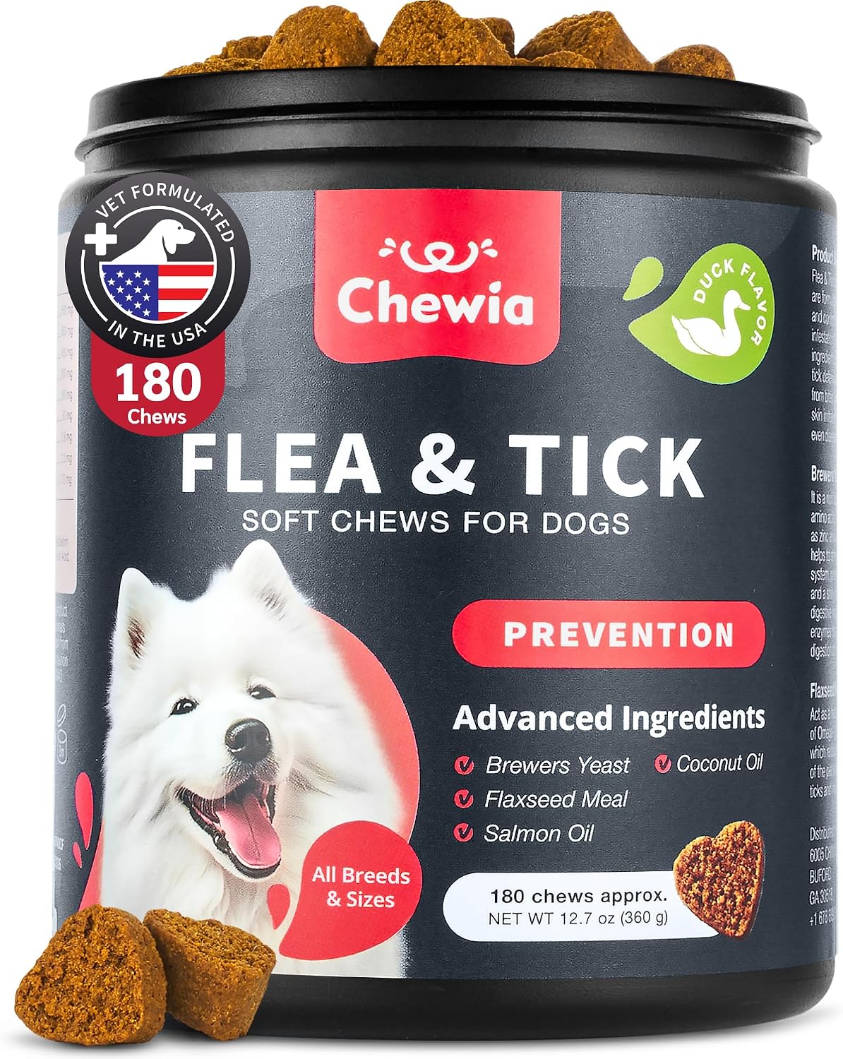 Dog Vitamins 15 in 1 - Dog Multivitamin Chews with MSM for Hip & Joint Health - Dog Supplement for Itchy Skin Relief - Multivitamin for Dogs Immune Support with Enzymes - Skin & Coat, Mobility Support - Image 10