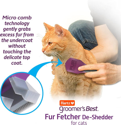 Close up view of Hartz Groomer's Best brush for cats