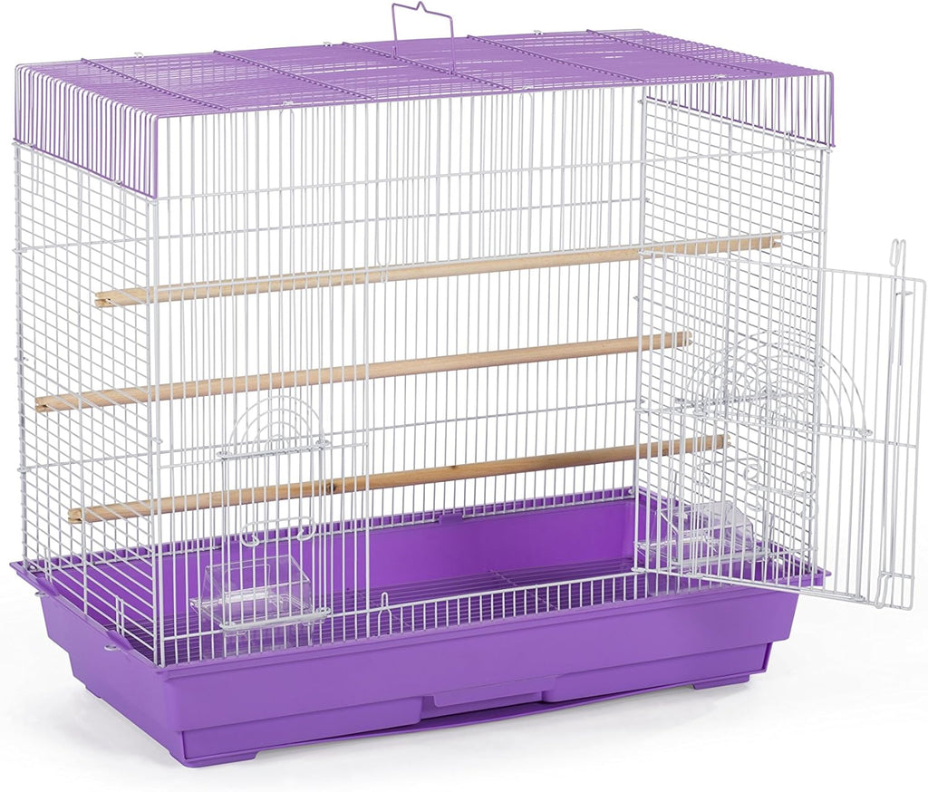 Prevue Pet Products SP1804-3 Flight Cage, Lilac/White,26" L x 14" W x 22 1/4" H - Image 3