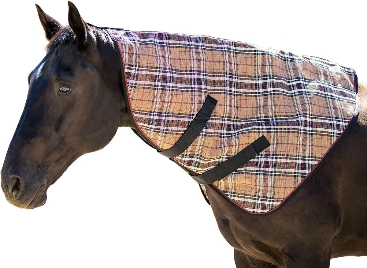 Kensington Signature Textilene Horse Fly Sheet Neck Piece front view