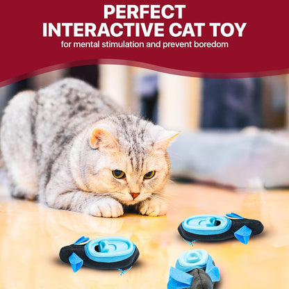 Adjusting the difficulty slide on the inner plastic feeder of the SPOT toy