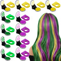 Msdada 12 piece Mardi Gras temporary hair chalk set front packaging
