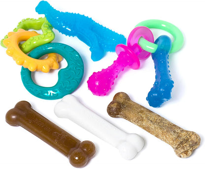 Nylabone Puppy Pacifier Chew Toy, Teething Toys for Puppies, Bacon Flavor, Small - Up to 25 lbs, 1 Count - Image 14