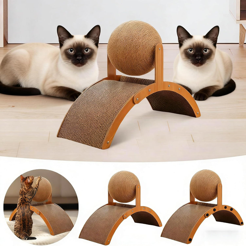 Vistora multi functional kitten scratching lounge bed perspective view