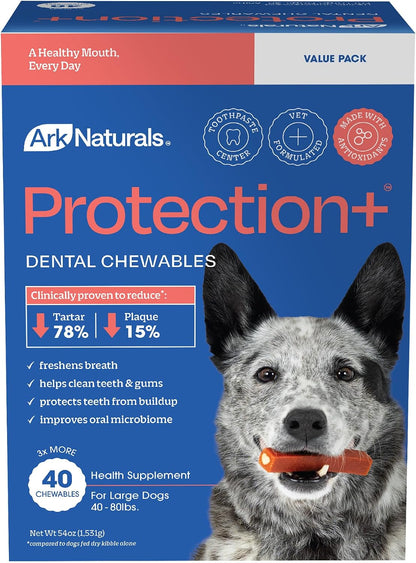 Ark Naturals Protection Plus Brushless Toothpaste for Mini Breeds, 4 oz Bag, Dog Dental Chew with Toothpaste Center, Prevents Plaque & Tartar, Freshens Breath - Image 9