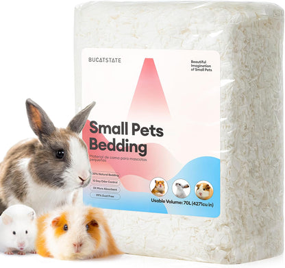 BUCATSTATE Hamster Bedding 15L, 99% Dust-Free Guinea Pig Paper Bedding Odor Control Paper Bedding, Cozy Small Animal Bedding for Rabbit Rat Syrian Dwarf Hamsters Gerbils (Lavender) - Image 13