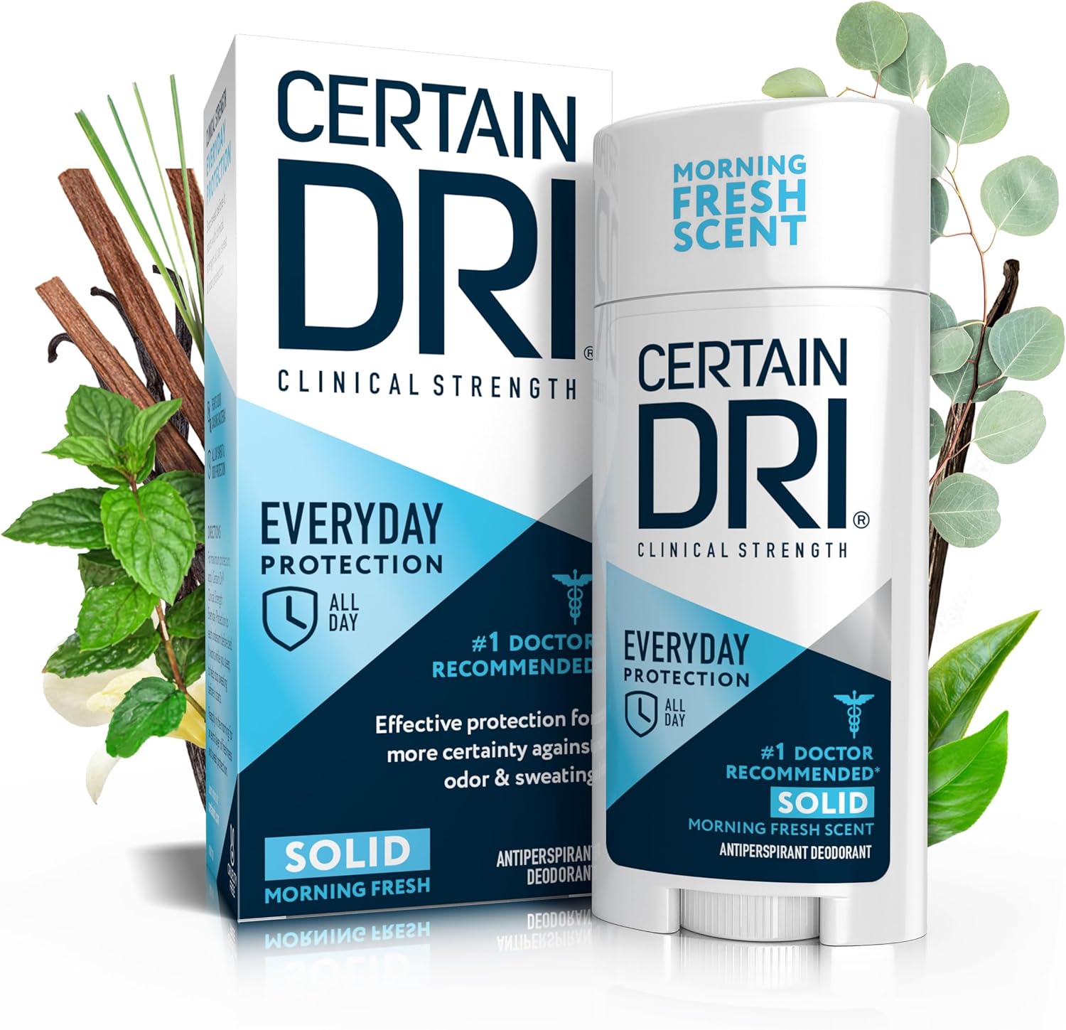 Certain Dri Everyday Strength Clinical Unisex Fresh Solid Antiperspirant, 2.6 Ounce - Image 1
