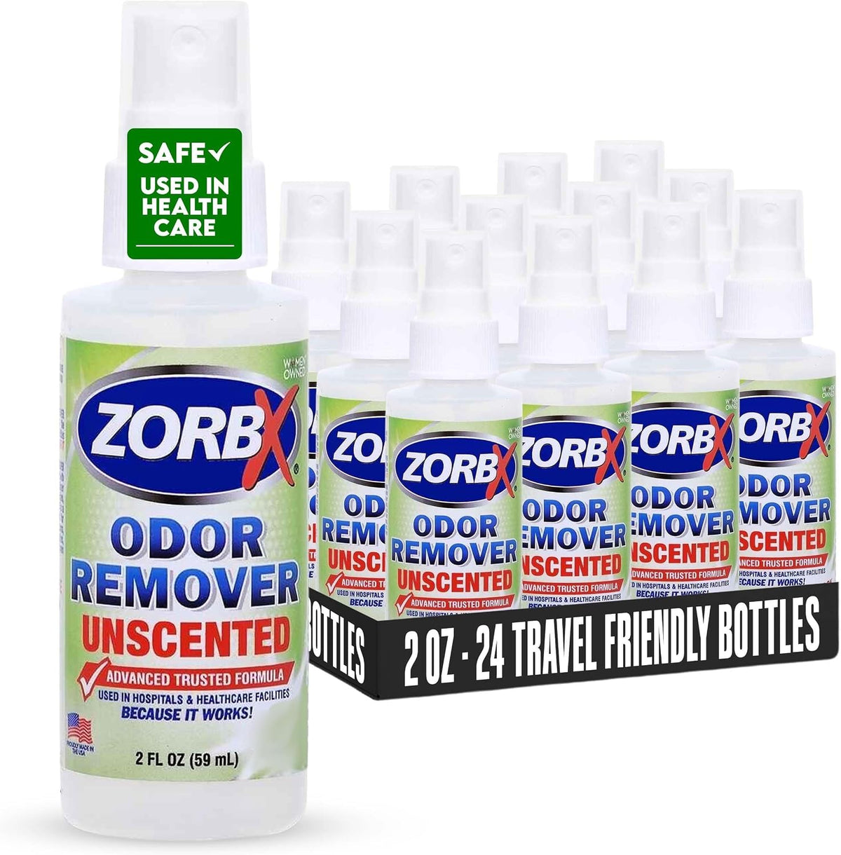 ZORBX Unscented Odor Eliminator Bundle: 16 Oz +7.5 Oz + 2 Oz - Hospital-Grade Odor Remover for Pet & Human Urine, Smoke & Strong Household Odors - Carpet, Upholstery, Mattress, Bathroom, Car & More - Image 13