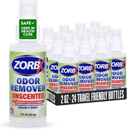 ZORBX Unscented Odor Eliminator Bundle: 16 Oz +7.5 Oz + 2 Oz - Hospital-Grade Odor Remover for Pet & Human Urine, Smoke & Strong Household Odors - Carpet, Upholstery, Mattress, Bathroom, Car & More - Image 13