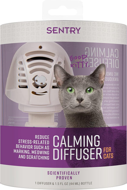 Sentry Behavior Portable Calming Diffuser Refill for Cats, Reduces Response to Normal Stress and Bad Behavior with Calming Phereomones, Easy-to-use Portable Design, 60 Day Release - Image 9