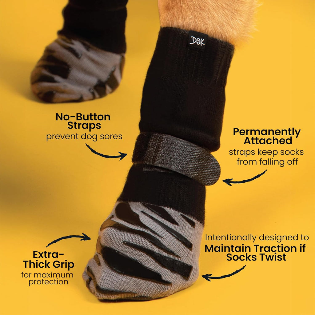 Close up of Dok TigerToes adjustable velcro strap design