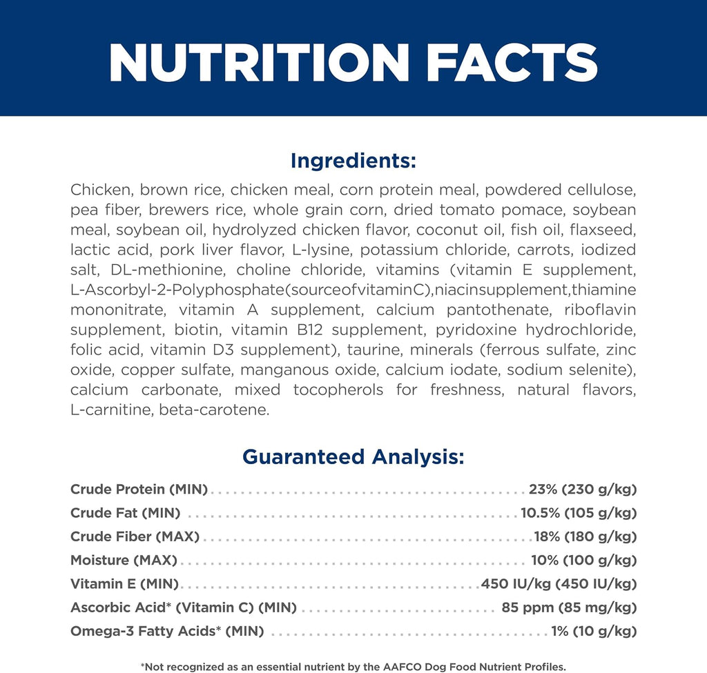 Authentic imported pet nutrition bag by Hill's Pet Nutrition