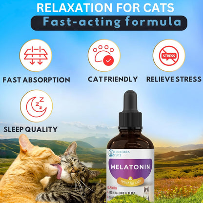 EDUZEBRA natural cat sedative supplement packaging with ingredient details