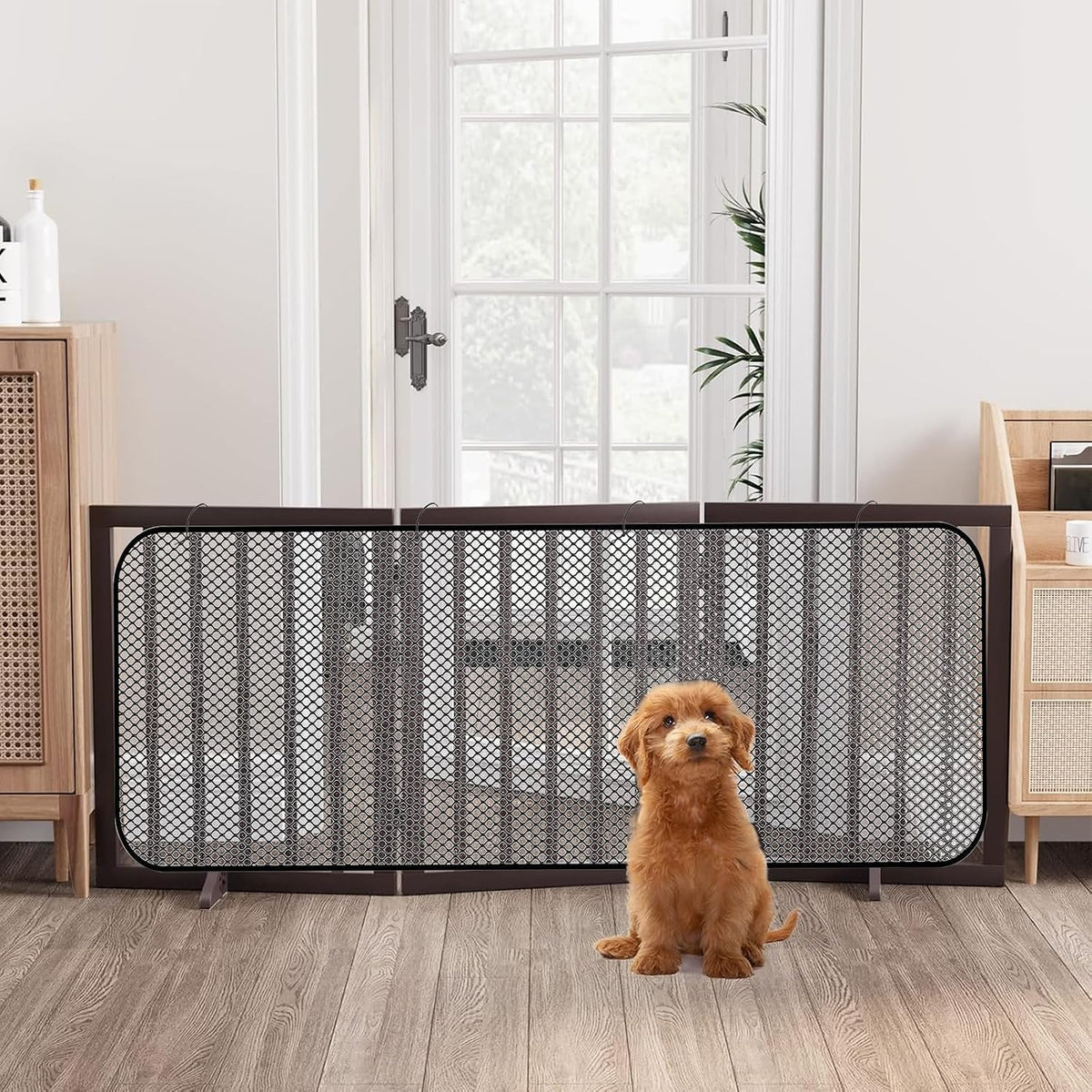 Qotang balcony safety netting for pets and kids front view