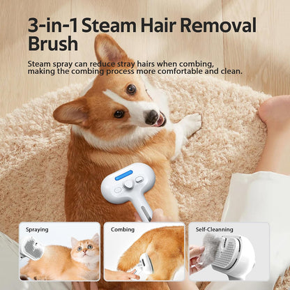 Hand holding Eilimy pet grooming tool for dogs