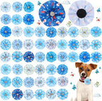 Huhumy grooming charms bulk pack showcasing fifty pieces of vibrant pet decorations