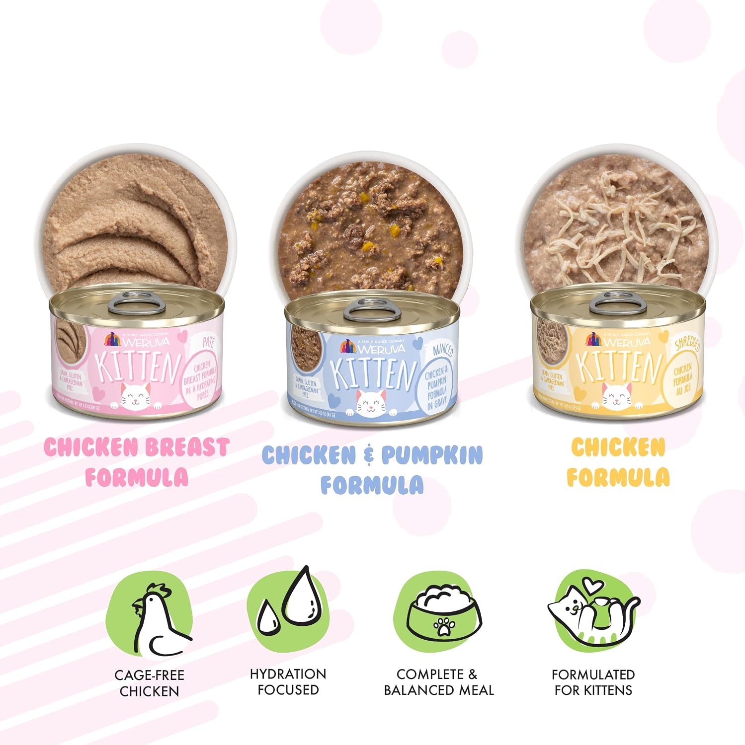 Weruva Fur Baby Favorites variety pack chicken gravy texture