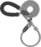 iYoShop Durable Slip Lead Dog Leash with Padded Handle and Highly Reflective Threads, No Pull Dog Training Leash, (1/2" x 6 FT, Black) - Image 11