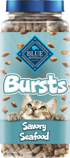 Blue Buffalo Bursts Paw-Lickin' Chicken Crunchy & Creamy Cat Treats, Great for Training, Made with Real Chicken Natural Cat Treats Enhanced with Vitamins, Minerals & Other Nutrients, Tub 12 oz. - Image 13