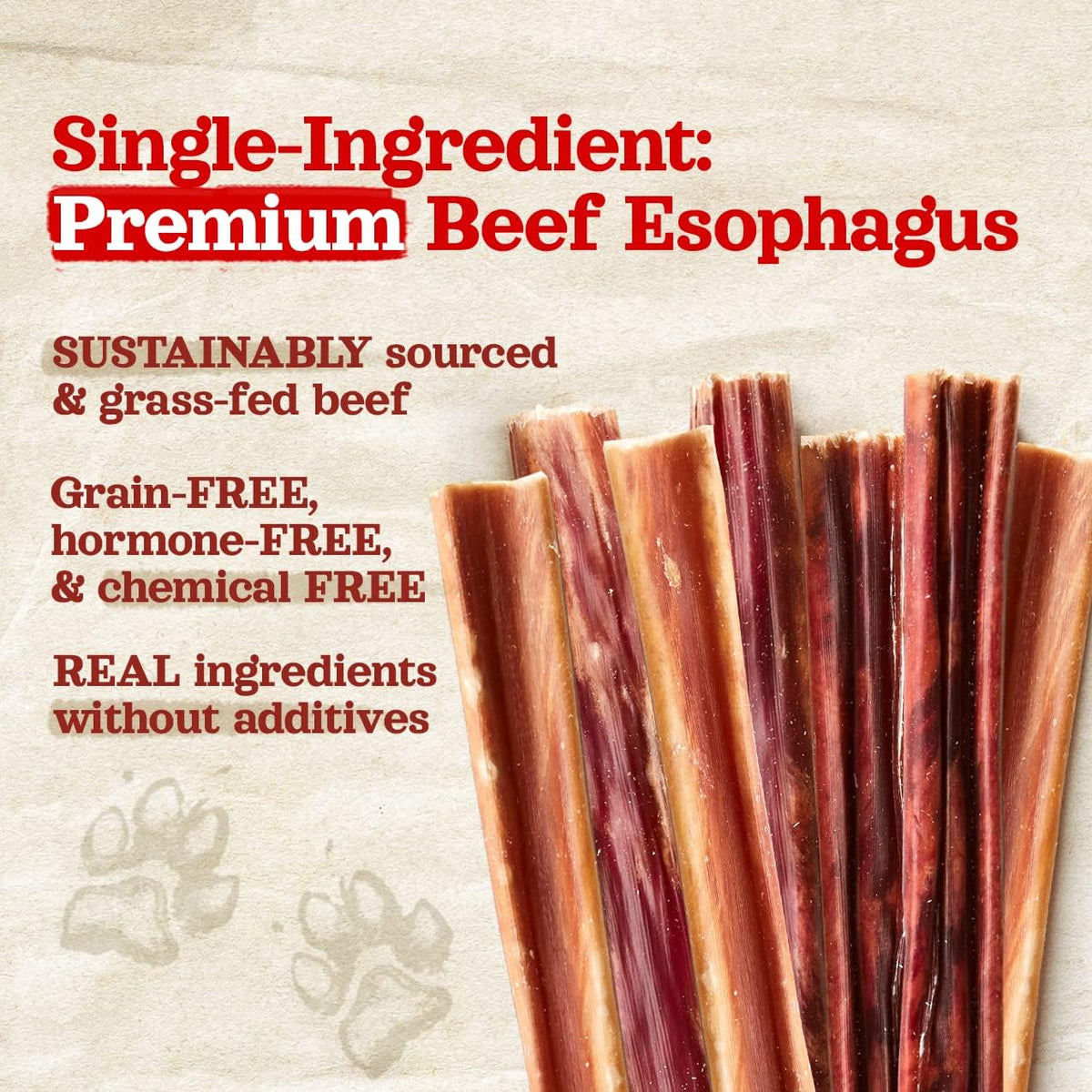 Natural Farm digestive-friendly beef chews for dogs