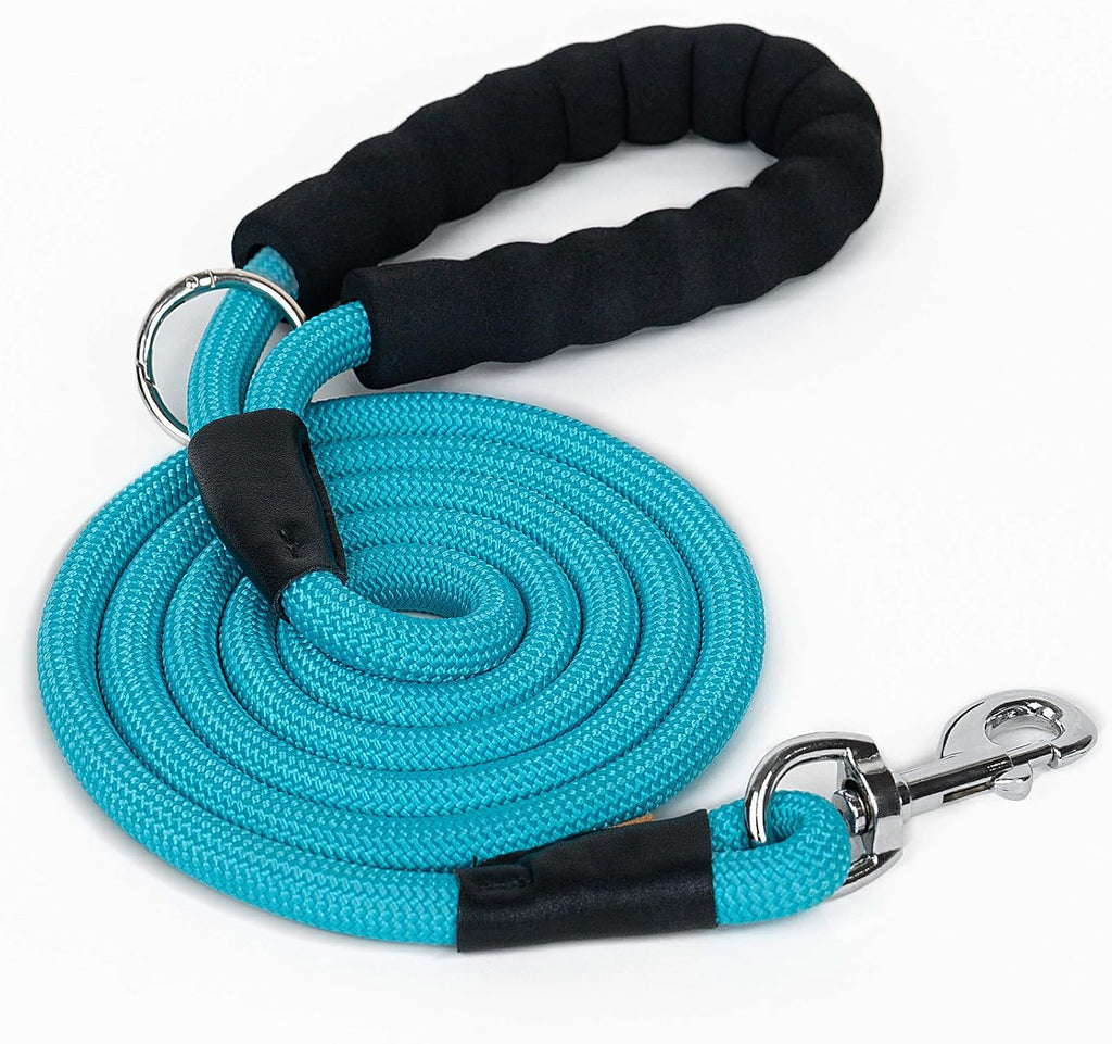 Dog Leash, Braided Rope Traction - Walking Training Lead for Medium/Large Dogs ((1/2") x 6FT, Black) - Image 15