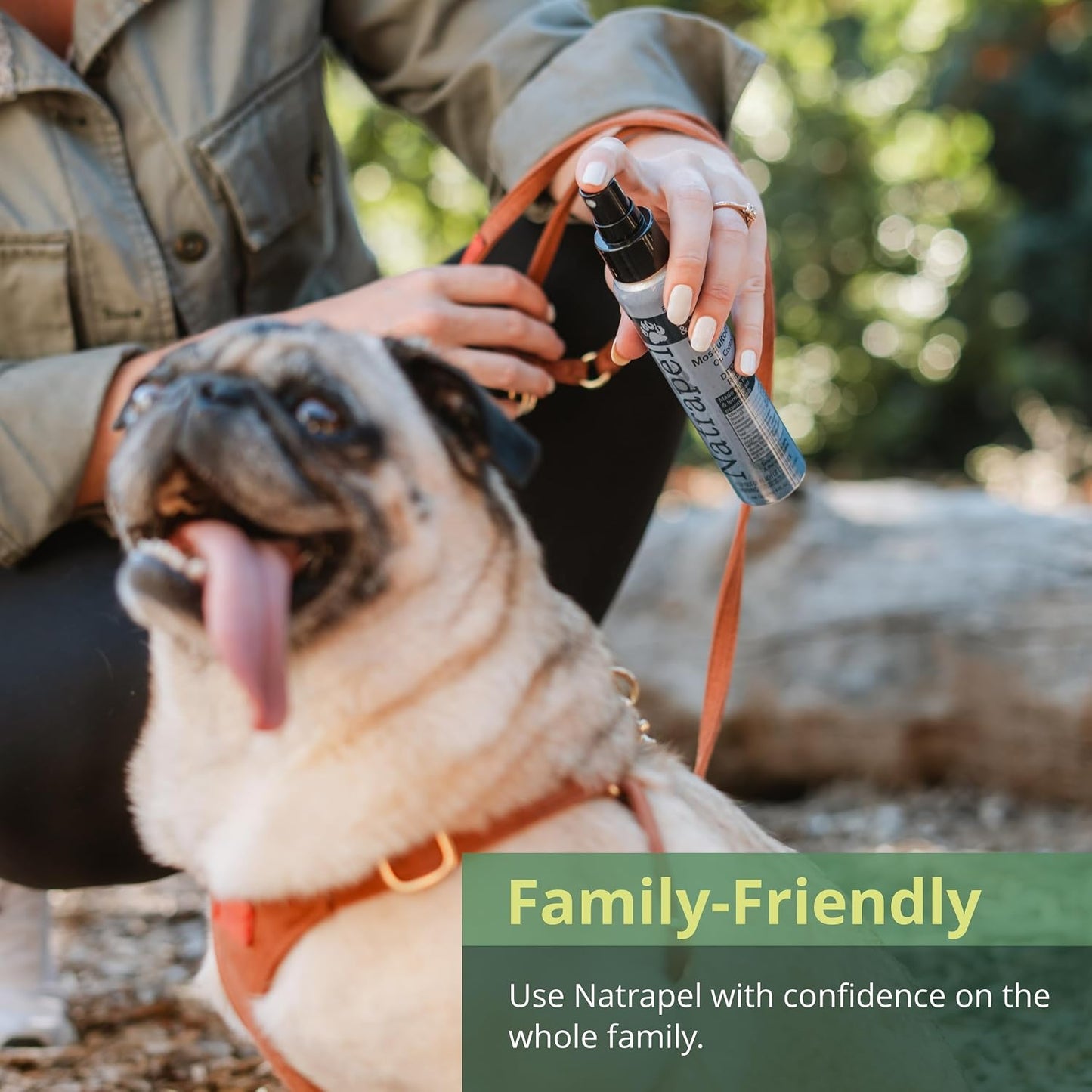 Natural essential oil insect repellent for family and pets