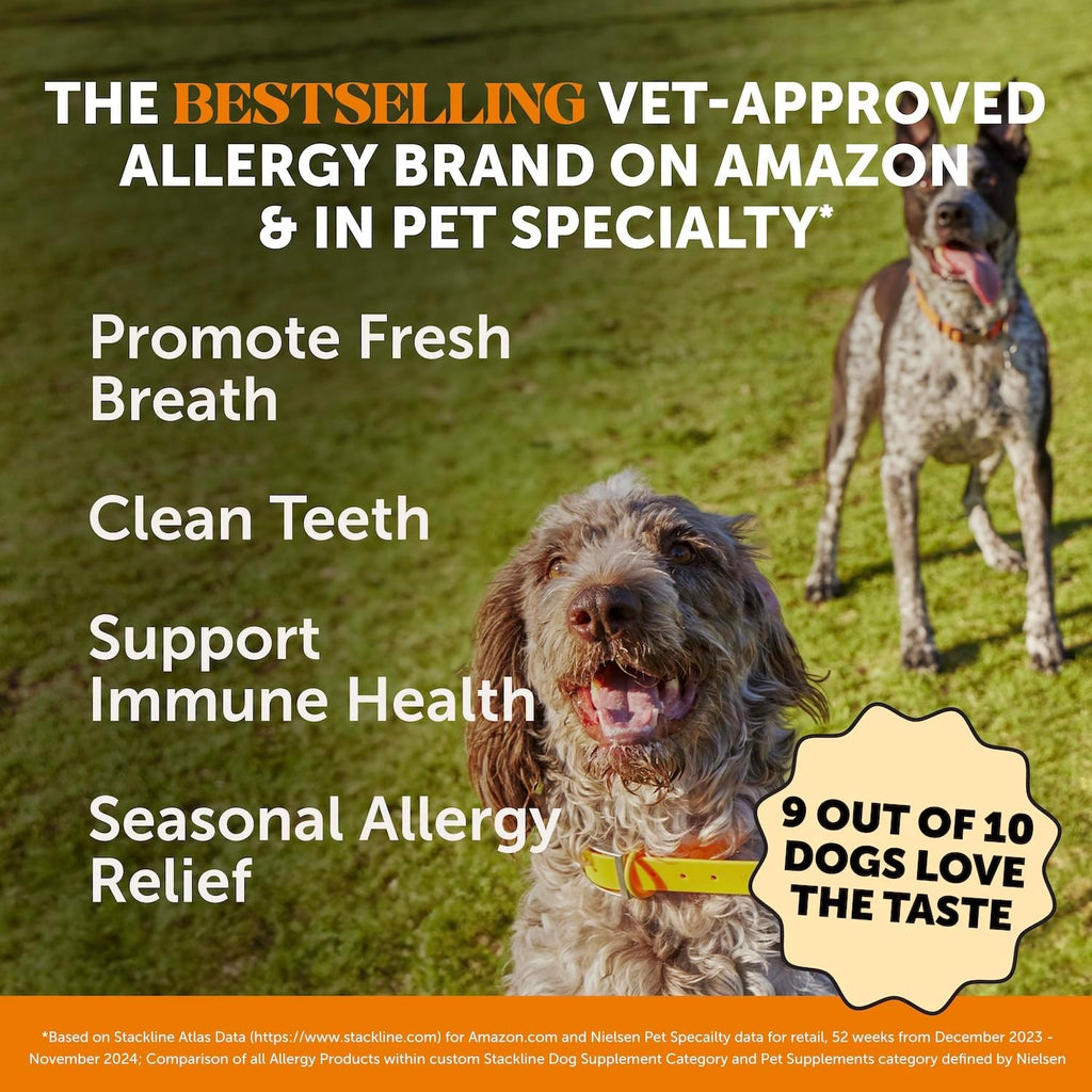 Pet Honesty dog dental chews showing pumpkin and peanut butter branding
