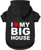 Dog Sweater Dog Hoodie Cold Weather Coat Hooded Sweatshirt for Puppies,Cats, Small Medium Large Dogs (Black (I Love My Dad), Large/X-Large) - Image 15