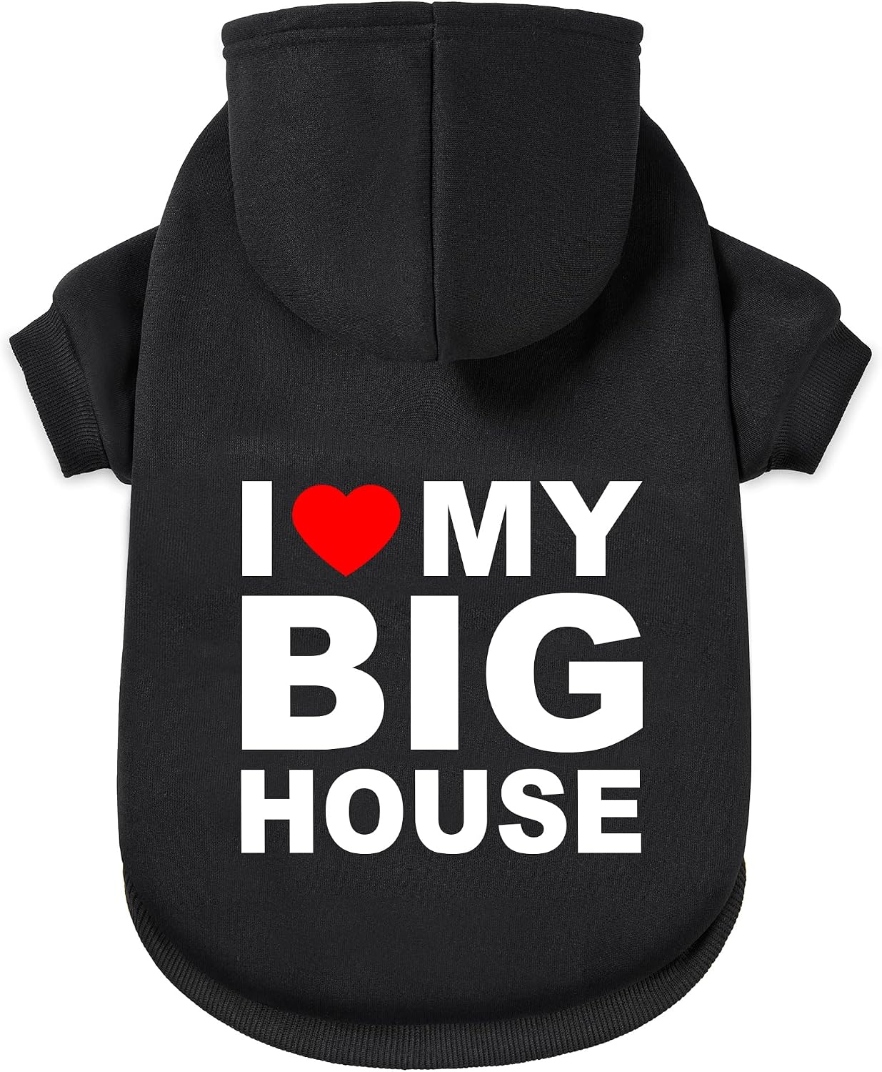 Dog Sweater Dog Hoodie Cold Weather Coat Hooded Sweatshirt for Puppies,Cats, Small Medium Large Dogs (Black (I Love My Dad), Large/X-Large) - Image 15