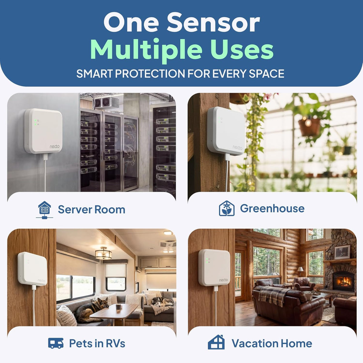 RV Pet Temperature Monitor - No WiFi Required - Remote Power Outage & Temp Sensor with App Alerts. Cellular Monitoring System for Home Safety & Server Room (1 Year Subscription Included) - Image 9