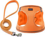 BOOMIBOO Dog Harness with Leash Set, No Pull Adjustable Reflective Step-in Puppy Pet Vest Harnesses for Small Medium Large Dogs and Cats,Pink XS - Image 9