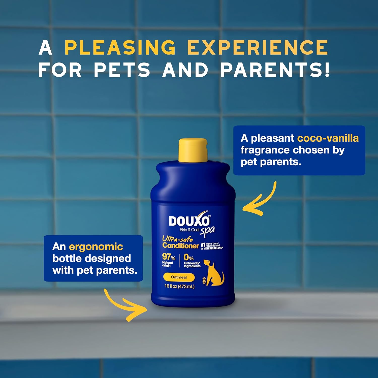 Douxo Spa oatmeal formula for dogs and cats coat health