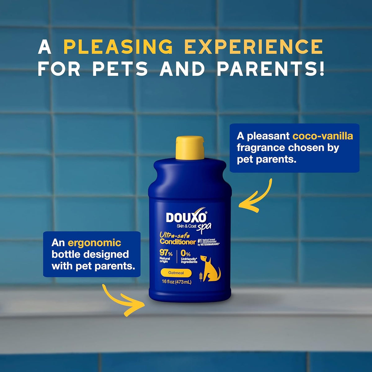 Douxo Spa oatmeal formula for dogs and cats coat health