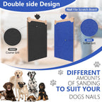Drawer and treat compartment detail on dog scratch board