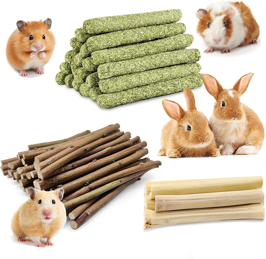 WDEFUN natural pet chew toys set front view packaging showing variety pack