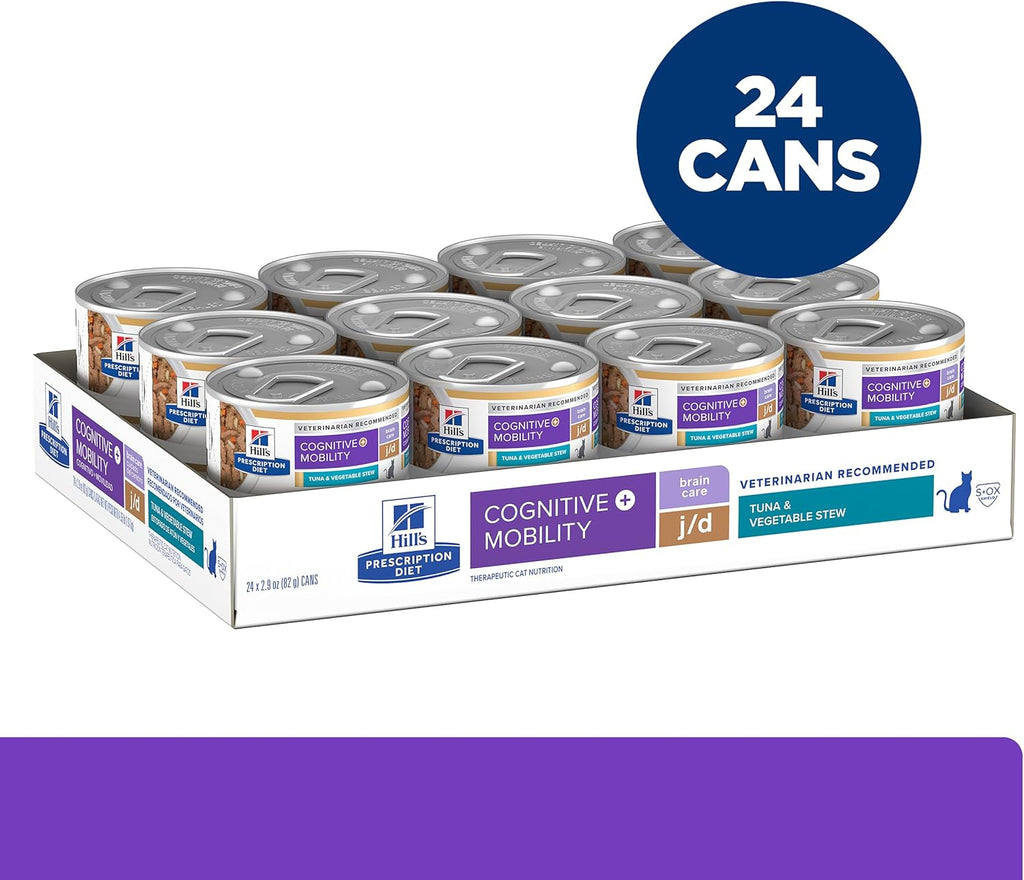 Hills therapeutic wet cat food for cognitive and joint support