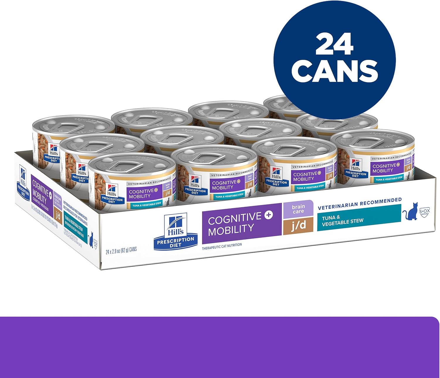 Hills therapeutic wet cat food for cognitive and joint support