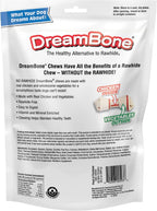 Close up of DreamBone chicken flavored mini bone dog treats