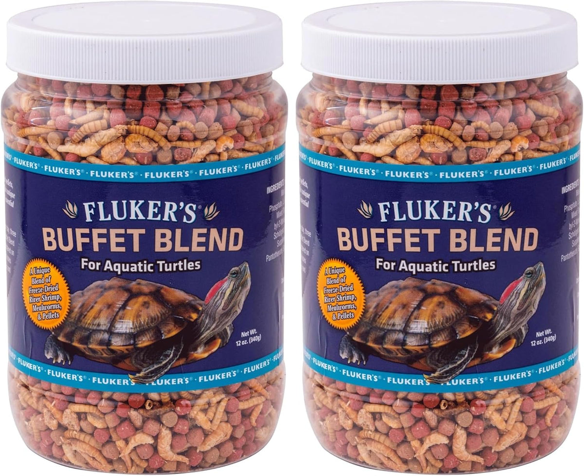 Fluker's aquatic turtle food premium packaging overview