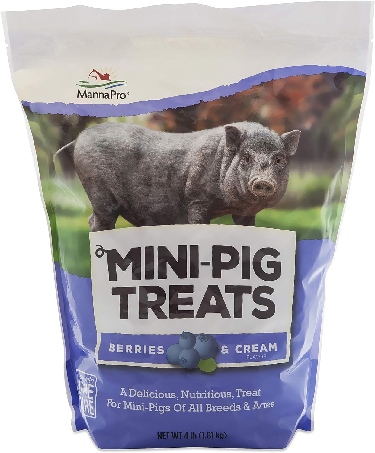 Manna Pro Mini Pig Treats Berries and Cream front package view