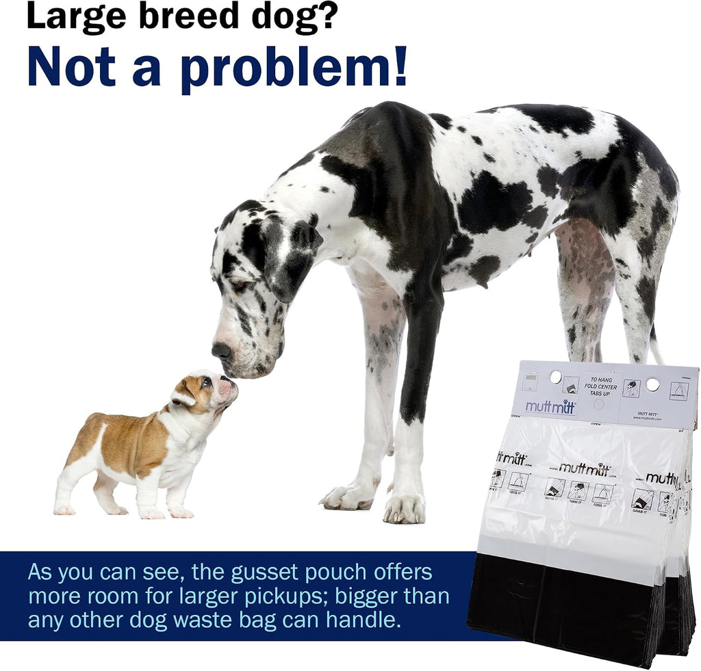Mutt Mitt leakproof commercial grade dog waste station header bags close up