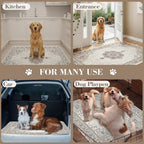 Dogcator leakproof whelping pad inside a pet crate