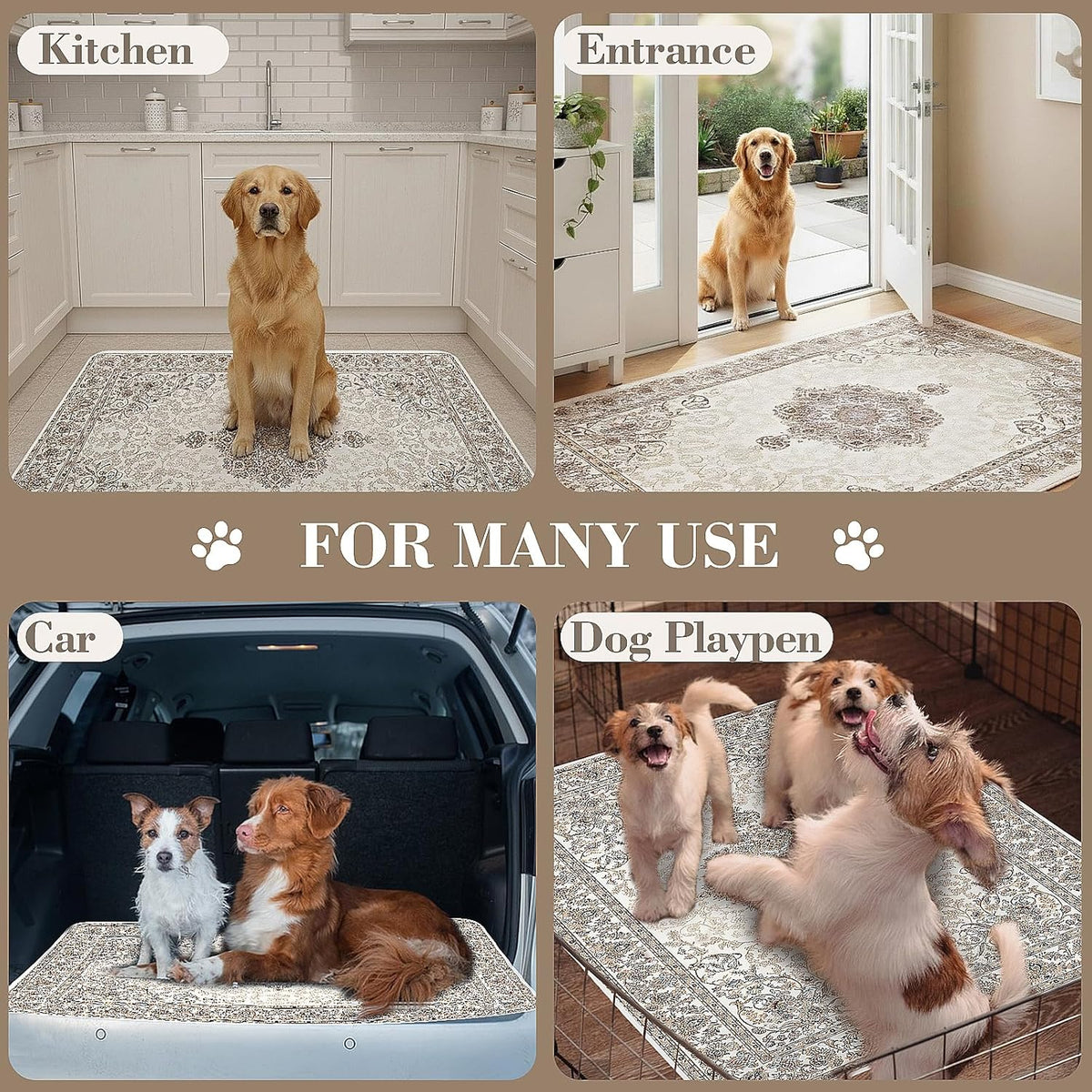 Dogcator leakproof whelping pad inside a pet crate