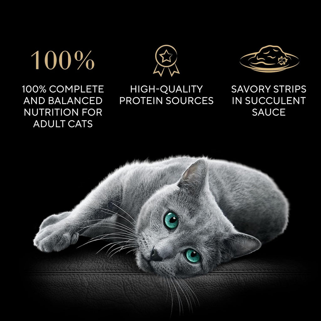 Sheba Perfect Portions Grilled in Savory Sauce Adult Wet Cat Food with Tender Tuna in Gravy, 2.64 oz. Twin-Pack Trays, 24 Count, 48 Servings - Image 2