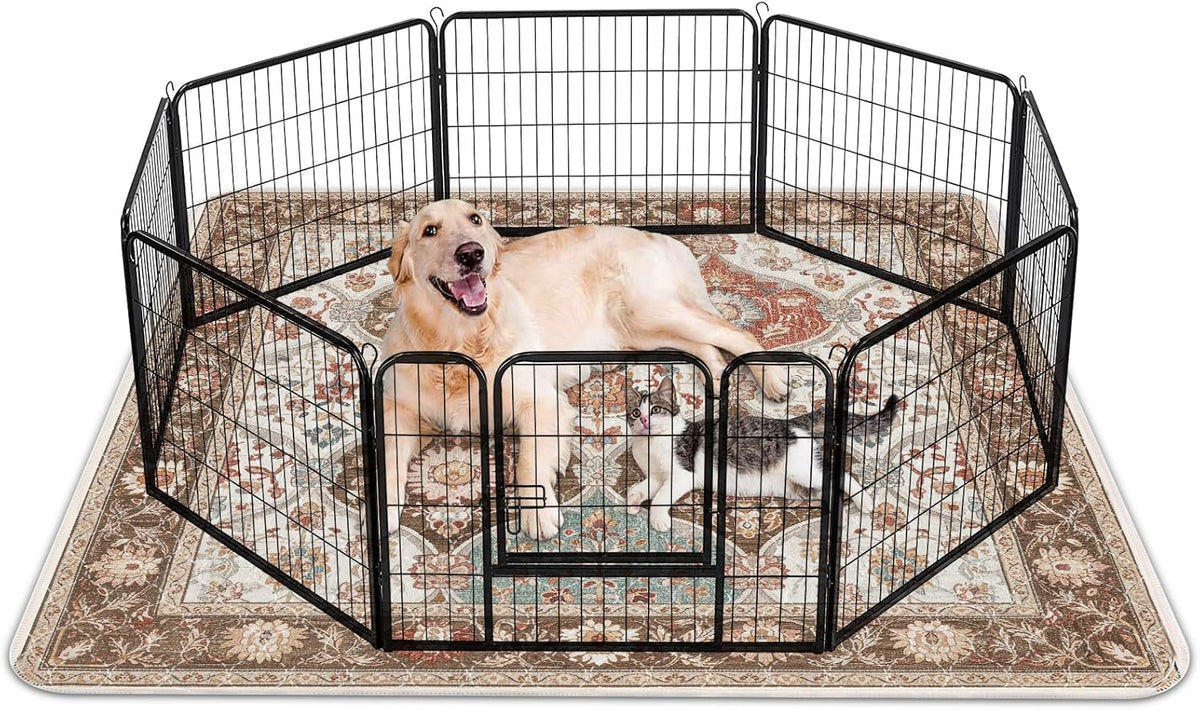 INVENHO Washable Pee Pads for Dogs 72"x72" Reusable Dog Pads Extra Large Upgrade Non-Slip Dog Pee Pads Heavy Absorbency Puppy Pee Pads Quick Dry Whelping Pads/Waterproof Puppy Training Pad - Image 10