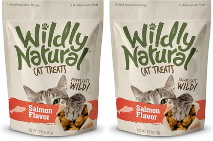 Crispy and flaky dual texture healthy cat treats under two calories.