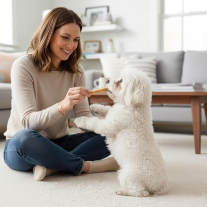 Nutritious joint and muscle support collagen chews for small canine breeds